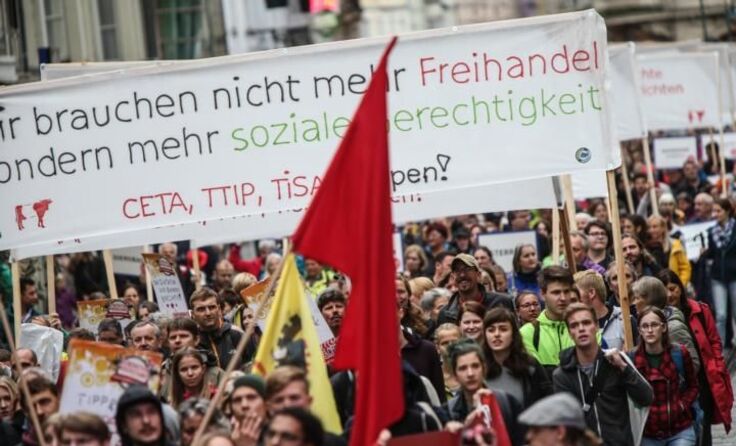 Auch aus der Region waren viele bei der Demonstration in Linz dabei &copy; vowe