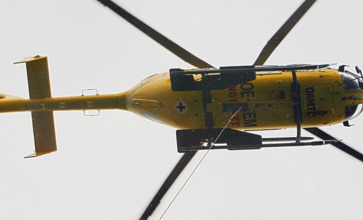 Per Rettungshubschrauber musste die Frau ins LKH Rohrbach transportiert werden. &copy; vowe