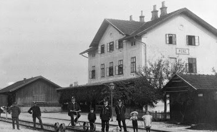 Bahnhof Perg um 1910. Quelle: Heimat- und Museumsverein Perg