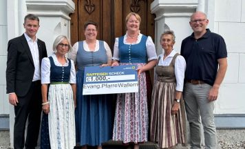 Großzügige Goldhaubengruppe unterstützt Evangelische Pfarrgemeinde Wallern