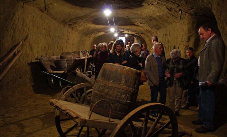Bierfreunde können die Kellergröppe Raab den ganzen März lang besichtigen.*Foto: Manfred Dipolt