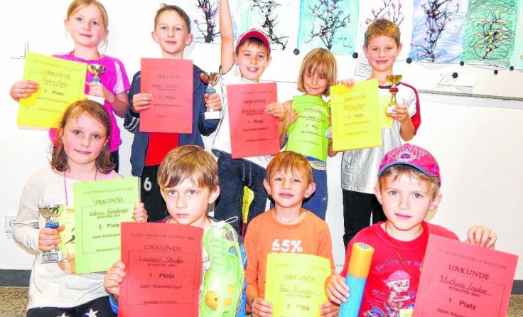 Die Kids haben 2900 Euro erlaufen.