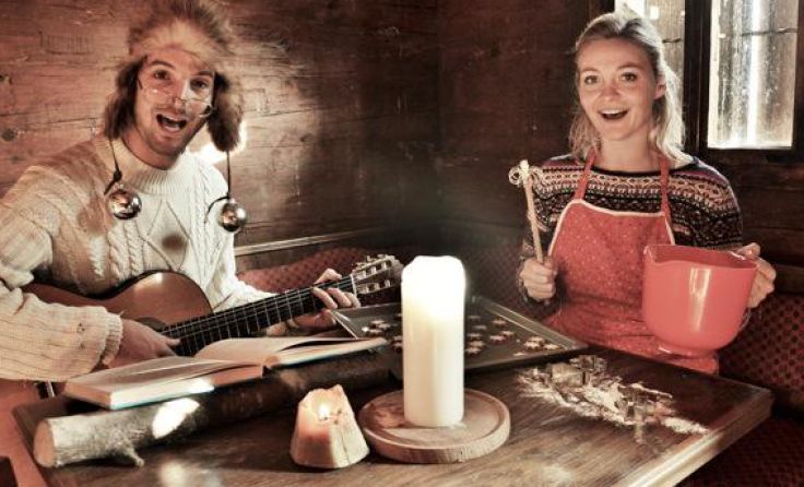 Peter Mayer und Nora Katzlberger präsentieren ihr neues Weihnachtsalbum. Foto: Tanja Peneder