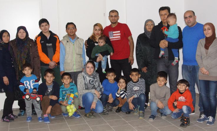 Für fünf Familien hat die Herbergsuche vorläufig ein glückliches Ende gefunden.