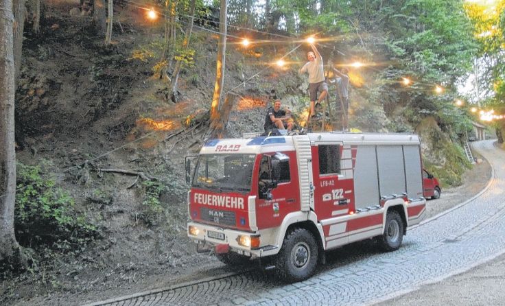 Die Vorbereitungen fürs Kellerfest am 5. und 6. August laufen auf Hochtouren. Foto: Helmut Lang