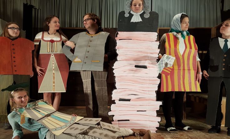 Komödienspiele aus dem Mittelalter von der Theaterjugend Foto: Anton Haunold