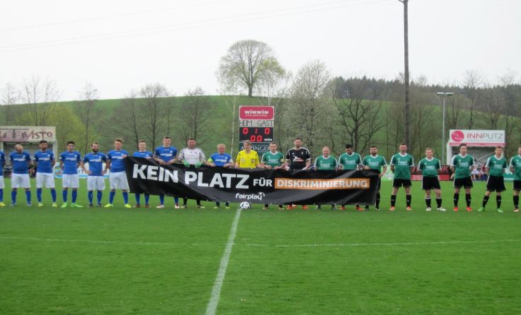 Die Kicker der Union Enzenkirchen sprechen sich klar gegen Diskriminierung aus.