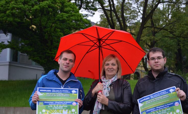 Peter Pumpler, Gerlinde Mikschovsky, Dominic Schlatter