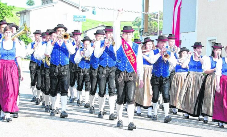 Die Musikkapelle Mühlheim hat für die Besucher ein schönes Konzertprogramm vorbereitet.