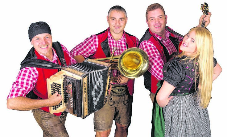 Die Edelsteiner spielen beim Waldzeller Dorffest auf. Foto Edelsteiner
