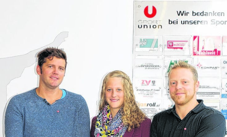 V. l.: Roman Lutz, Kerstin Haidinger und Maximilian Hörmandinger