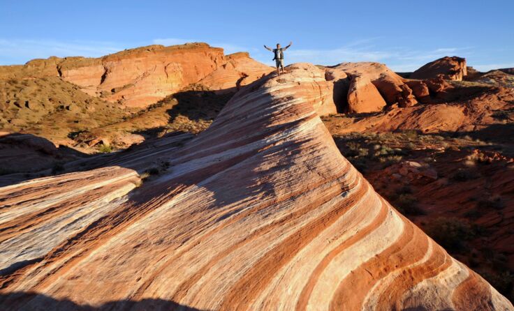 Josef Lughofer im Valley of Fire 