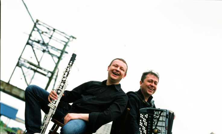Livemusik von „klezmer reloaded“ Foto: Volker Gressmann