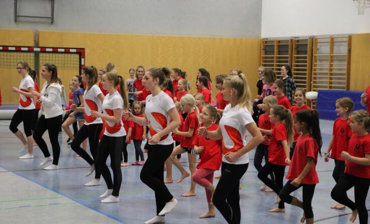 Die Union-Turner haben eine schöne Choreografie einstudiert. Foto: Union