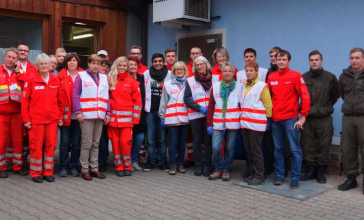 Das Team vom Roten Kreuz hat vorbildliche Arbeit geleistet. Fotos: Rotes Kreuz