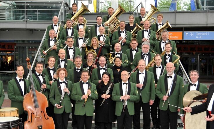 Das Polizeiorchester Bayern spielt heuer wieder am Loryhof. Foto: Polizeiorchester 2014