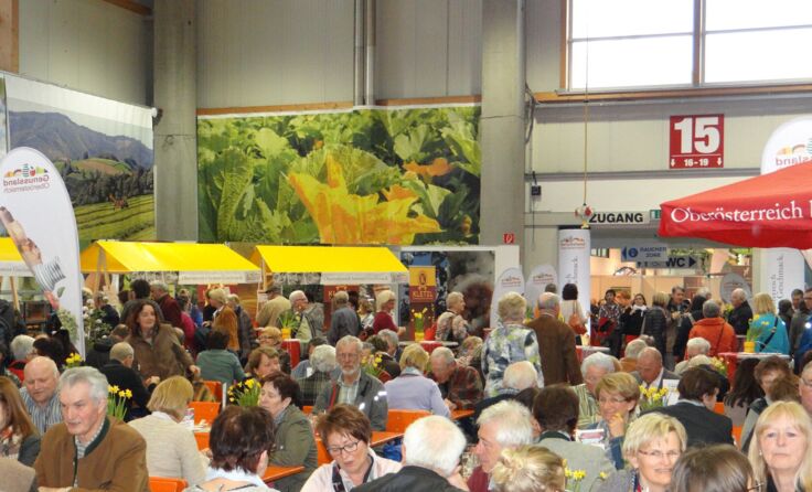 In der Genussland Oberösterreich Halle gab es unzählige kulinarische Köstlichkeiten.
