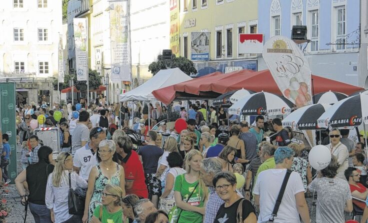 Die Rieder Innenstadt verwandelt sich am 6. Mai wieder zur großen Flaniermeile.