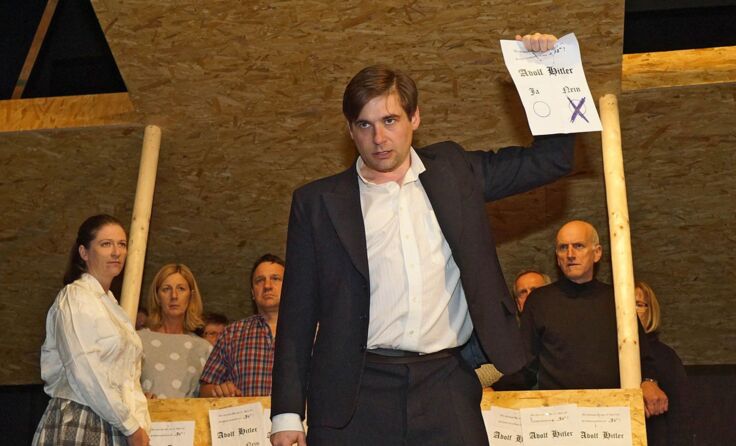 Bernhard Leingartner in der Rolle von Jägerstätter Foto: Litzlbauer