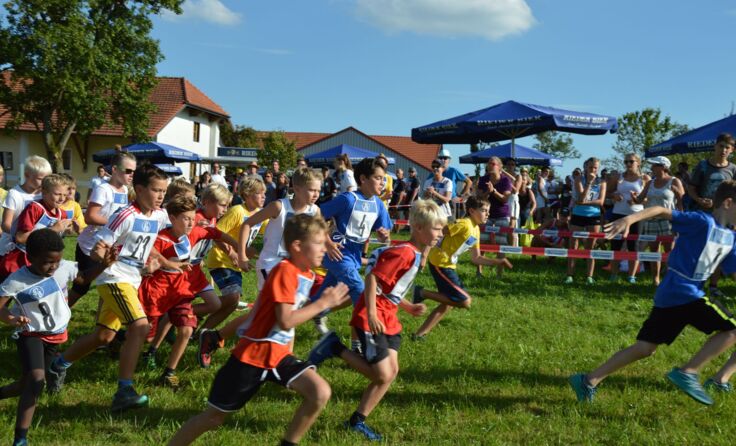 Die Kinder hatten sichtlich Spaß bei den Wettkämpfen. Fotos: TV Ried 1848