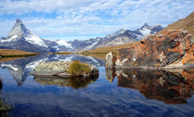 Unter dem Titel „Von Aspach bis Zermatt“ zeigt Markus Hatheier seine Bilder.