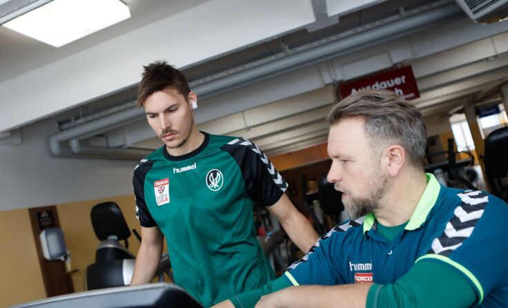 Die SVR-Spieler beim Training Foto: SVR/Scharinger
