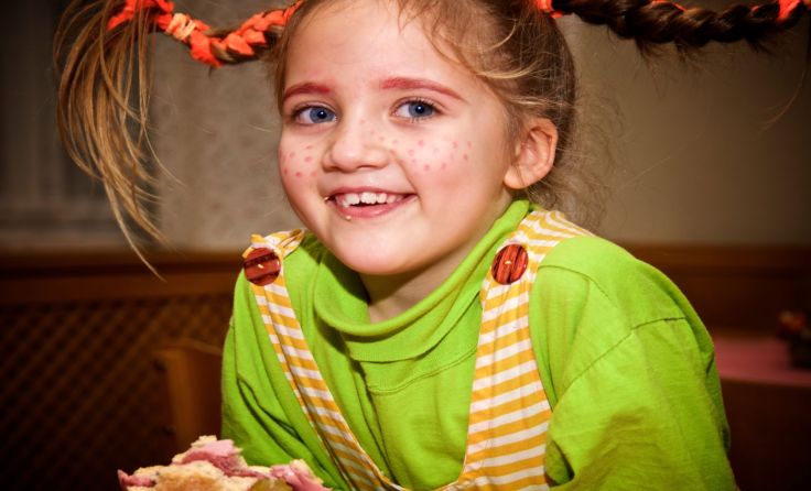 Gerne verkleiden sich die Mädchen als Pippi Langstrumpf. Foto: TV Ried 1848/Sattel