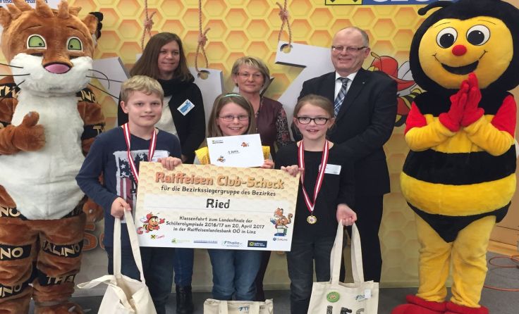 Das Bezirkssieger-Team der Volksschule Eitzing