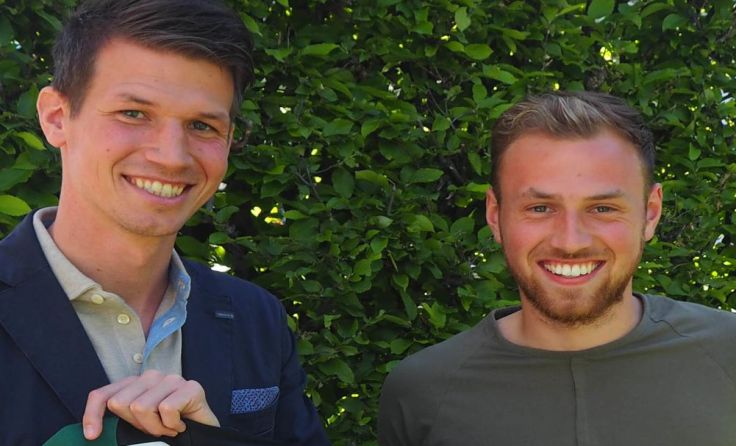 Manager Fränky Schiemer. und Julian Wießmeier Foto: SV Ried