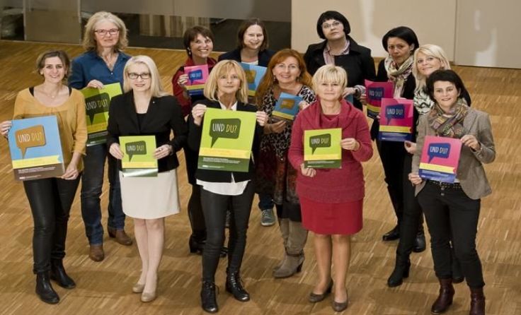 Das Kernteam von Frau in der Wirtschaft