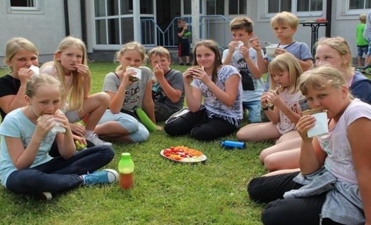 Besonders gut schmeckt die Jause natürlich im Freien.