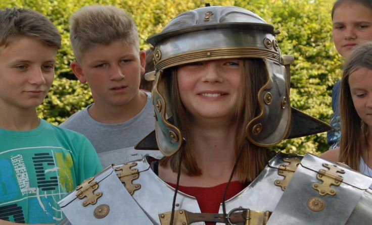 Historischen Einblick in die Römerzeit bekommen die Besucher bei den Römervorführungen.