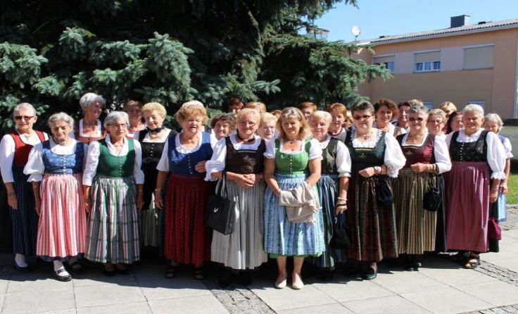 Die Goldhaubenfrauen hatten Grund zum Feiern. 