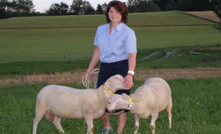 Maria Rendl baut eine Bio-Schafzucht auf. Foto: privat 