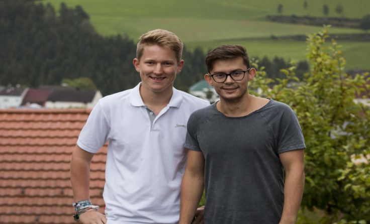 V. r.: Kaan Babayigit und Benjamin Gangl Foto: UHS