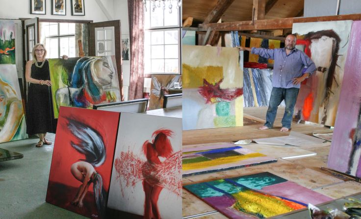Martin Molda und Claudia Salveé laden in ihr Atelier in Gurten, Am Eichberg 5 ein.