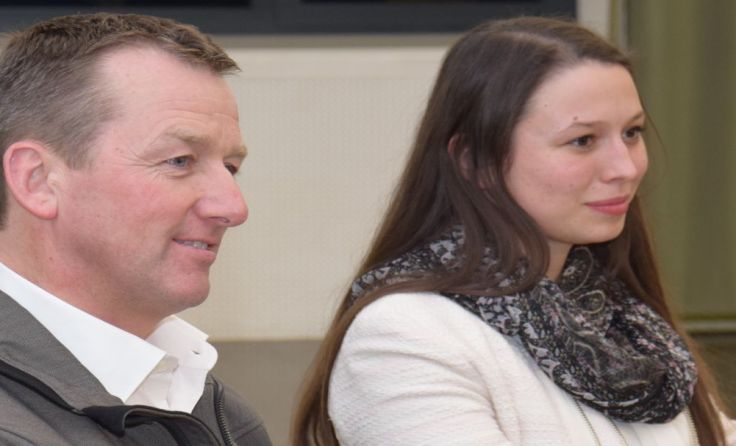 Mentor Walter Koblbauer mit Viktoria Schachinger