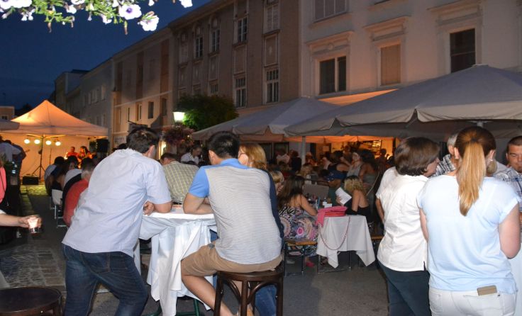 Der obere Roßmarkt wird zum Gastro4tel. Foto: Stadtmarketing
