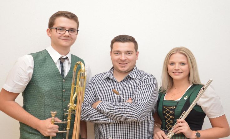 Daniel Etzinger, Christoph Schreiner und Viktoria Hauer