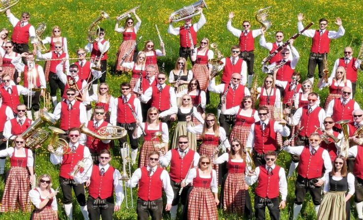 Die Musiker freuen sich auf viele Konzertbesucher. Foto: Musikkapelle