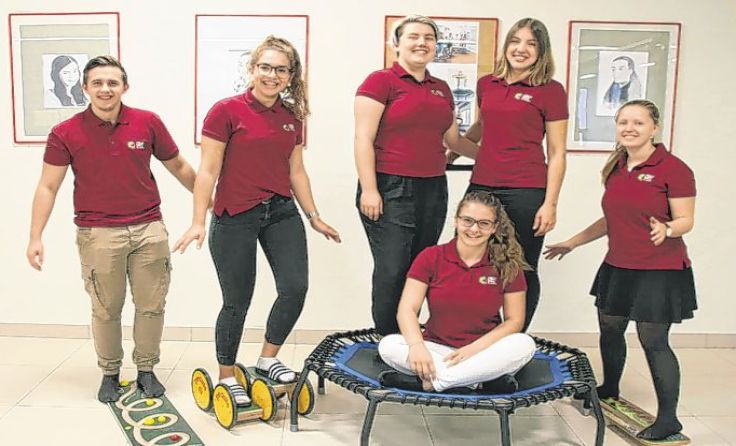 Die HBLW Ried hat letztes Jahr in der Kategorie Bewegte Schule mitgemacht. Foto: privat