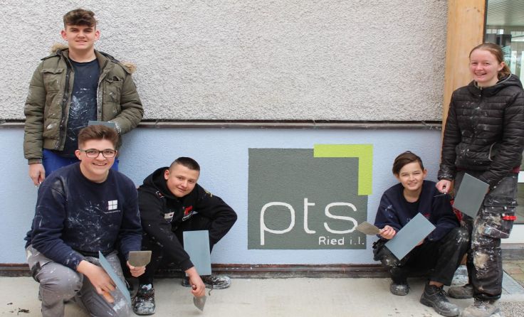 Die Schüler können stolz auf ihre Arbeit sein. Foto: PTS Ried