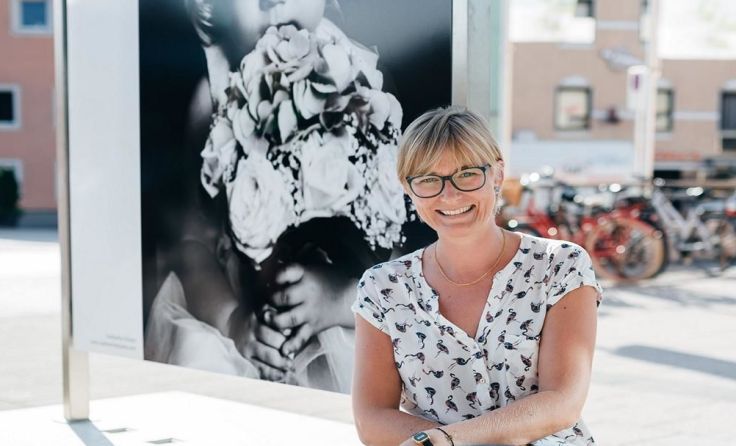 Fotografin Maria Gadringer vor ihrer Aufnahme Foto: Gadringer