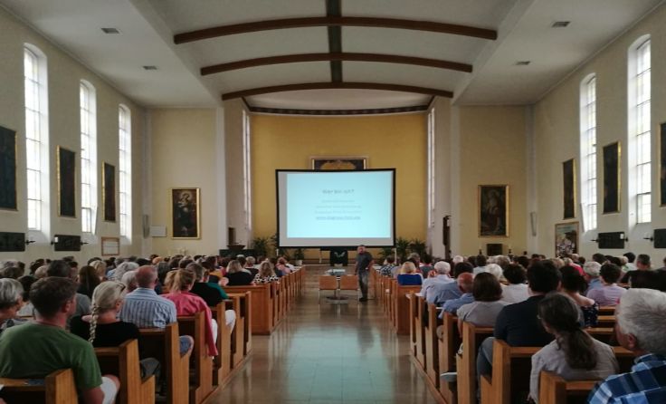 Der Vortrag wurde in die Riedbergkirche verlegt. Foto: privat