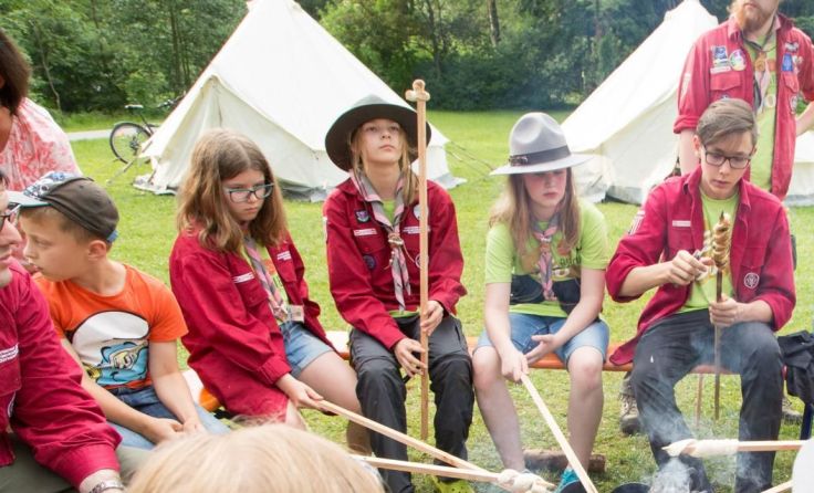 Lagerfeuerromantik im Stadtpark Foto: privat