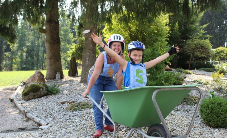 Auch heuer wird es wieder ein Scheibtruhen-Rennen geben. Foto: privat
