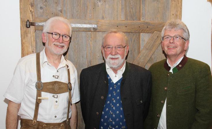 V. l.: Karl Pumberger-Kasper, Franz Gumpenberger und Karl Hackl Foto: Pachleitner