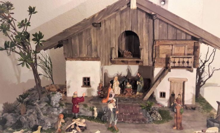 Günther Pumberger hat diese schöne Krippe gebaut. Foto: privat