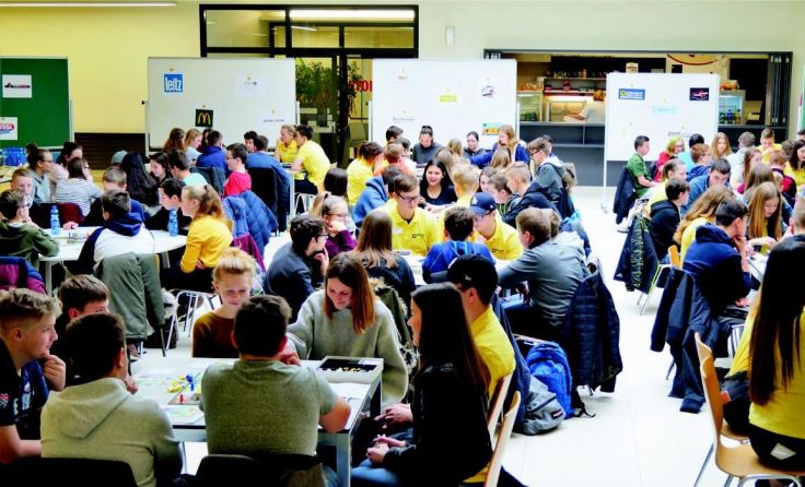 Die Schüler sind im Businessmaster-Fieber. Foto: privat