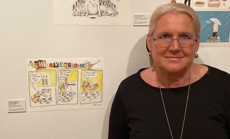 Monika Krautgartners Hundewurst (siehe Comic) überzuegte die Jury. Foto: privat